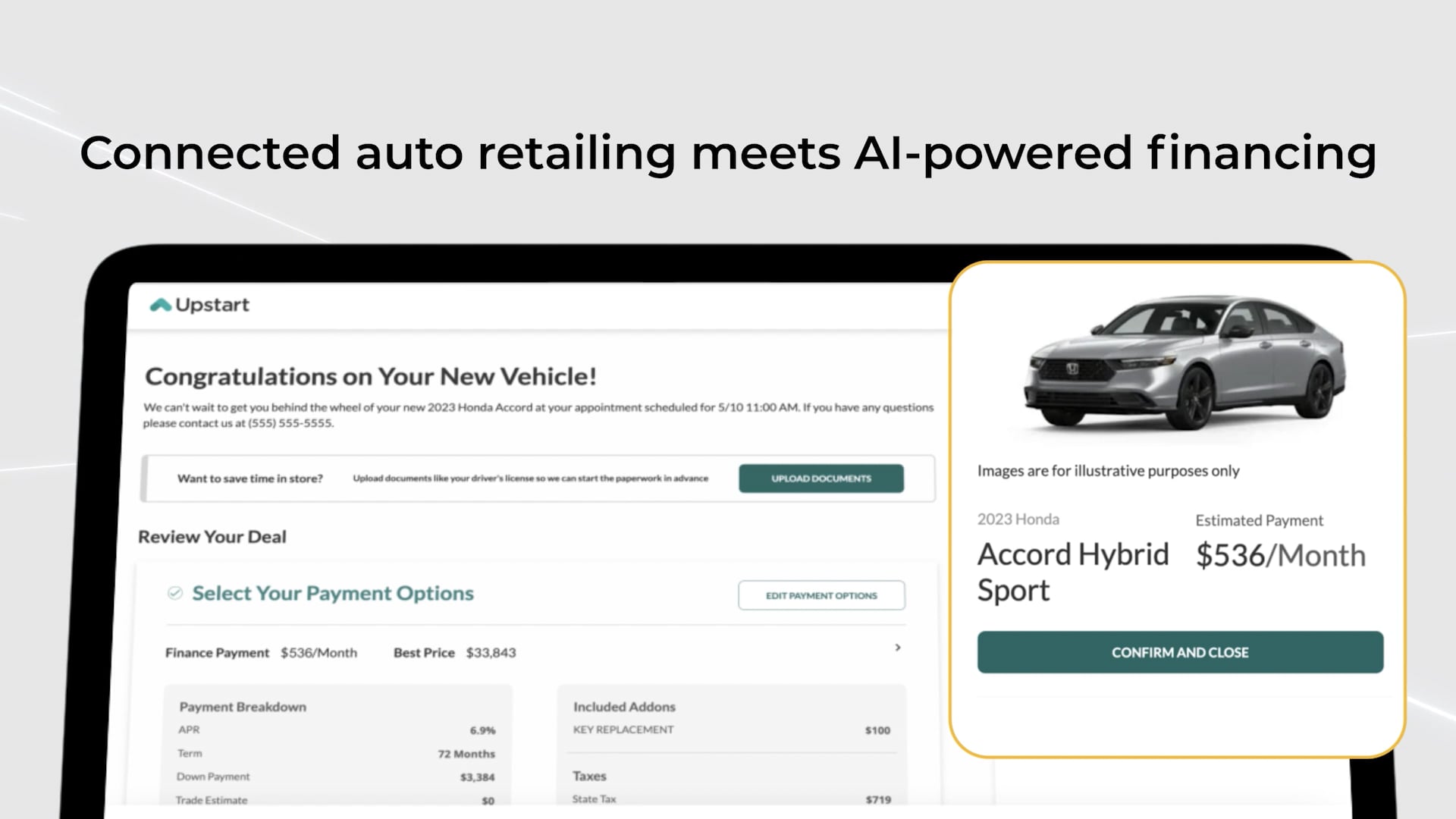 See Upstart Auto Retail can help your dealership